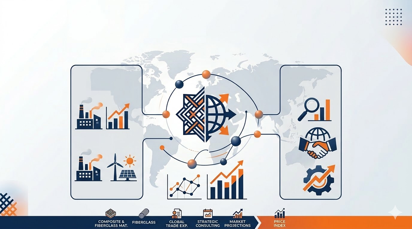 Industrial composite production themed visual